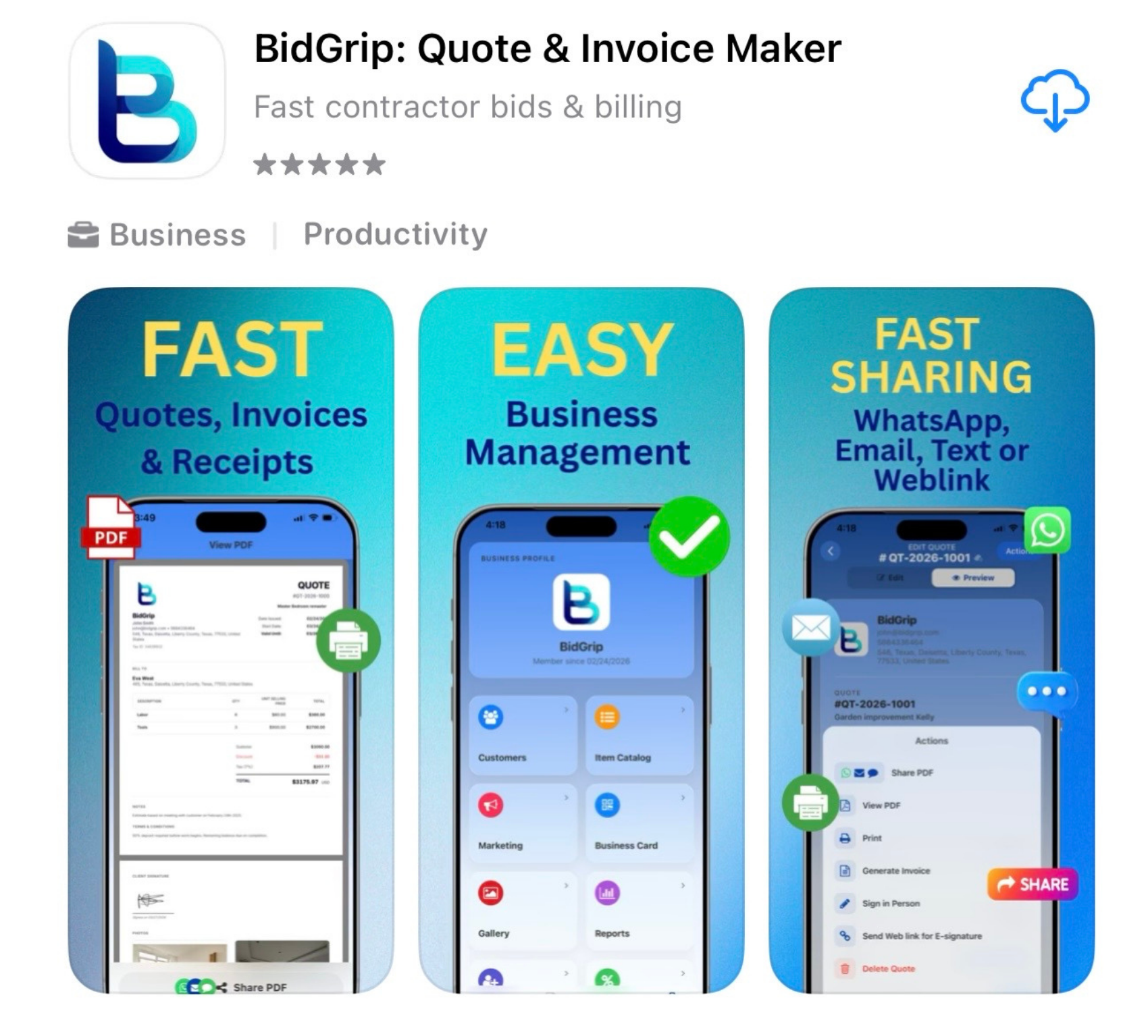 BidGrip on the App Store